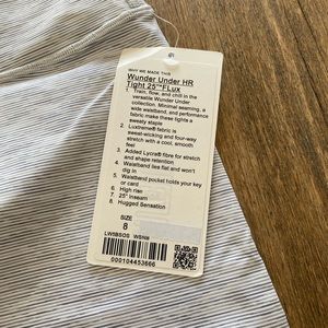 Lululemon WunderUnder HR Tight 25” Size 8